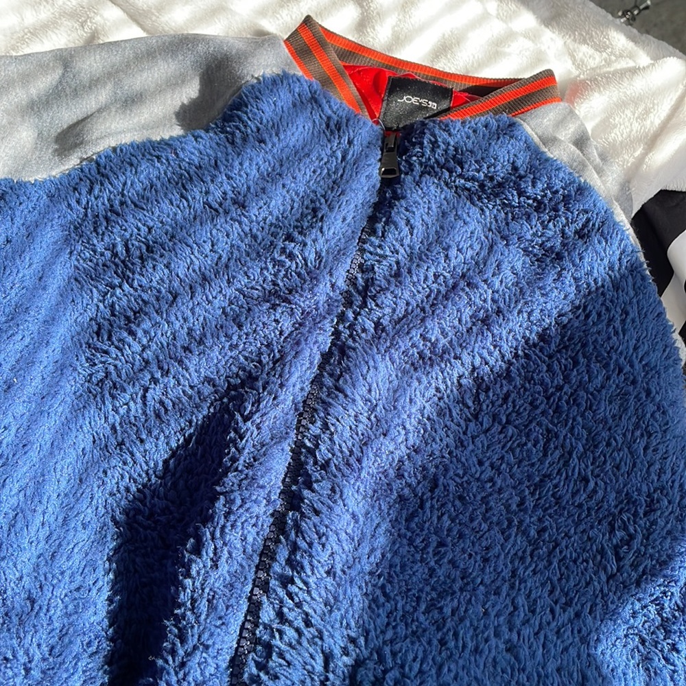 New Joe’s Jeans boys SHERPA COLOR BLOCK JACKET - Picture 7 of 8